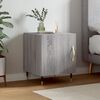 vidaXL Table de chevet sonoma gris 40x40x50 cm bois d'ing&eacute;nierie