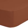 Good Morning Drap-housse Jersey 180x220 cm Terre cuite