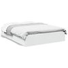vidaXL Cadre de lit avec tiroirs sans matelas blanc 140x190 cm