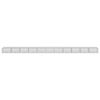 vidaXL Panier gabion avec couvercle 1100x100x50 cm fer galvanis&eacute;