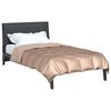 vidaXL Duvet d'&eacute;t&eacute; simple Dor&eacute; 200 x 140 cm Satin et Microfibre