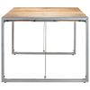 vidaXL Table &agrave; manger 220x100x75 cm Bois de manguier massif brut