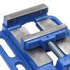 vidaXL &Eacute;tau pour perceuse &agrave; colonne bleu 100 mm fonte