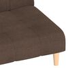 vidaXL Canap&eacute;-lit &agrave; 2 places Taupe Tissu