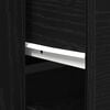 vidaXL Buffet Ch&ecirc;ne noir 240 x 33 x 70 cm Bois d'ing&eacute;nierie