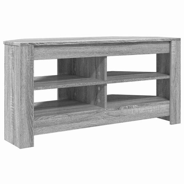 vidaXL MeubleTVd'Angle Gris Sonoma 102 x 40,5 x 45 cm