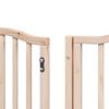 vidaXL Barri&egrave;re pour chien porte pliable 12 panneaux bois de peuplier