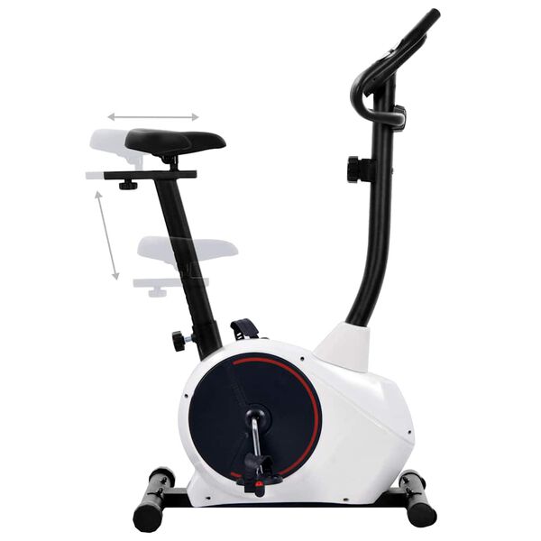 vidaXL V&eacute;lo magn&eacute;tique d'appartement avec mesure du pouls
