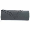 vidaXL Jet&eacute; Gris fonc&eacute; 210 x 140 cm Toison