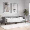 vidaXL Lit de jour avec matelas gris clair 100x200 cm tissu