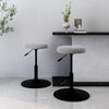 vidaXL Chaises &agrave; manger lot de 2 Gris clair Velours