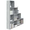 vidaXL Armoire &agrave; livres Sonoma gris 155x24x160 cm