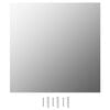 vidaXL Miroirs muraux 2 pcs 40x40 cm Carr&eacute; Verre