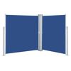 vidaXL Auvent lat&eacute;ral r&eacute;tractable Bleu 140 x 600 cm