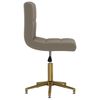 vidaXL Chaises pivotantes &agrave; manger lot de 2 gris clair velours