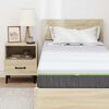 vidaXL Matelas Blanc et Gris 80 x 200 cm Tissu jacquard