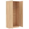 vidaXL Garde-robe Ch&ecirc;ne sonoma 90x52x200 cm Bois d&rsquo;ing&eacute;nierie