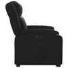 vidaXL Fauteuil inclinable &eacute;lectrique noir similicuir