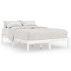 vidaXL Cadre de lit sans matelas blanc bois massif 160x200 cm