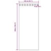 vidaXL Rideaux occultants avec anneaux 2 pcs Violet 260 x 140 cm