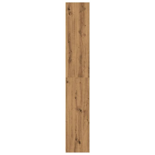 vidaXL Biblioth&egrave;que ch&ecirc;ne artisanal 60x30x189 cm bois d'ing&eacute;nierie