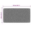 vidaXL Tapis int&eacute;rieur ext&eacute;rieur &agrave; poils courts 80x150 cm antid&eacute;rapant