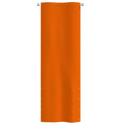vidaXL Écran de balcon Orange 80x240 cm Tissu Oxford