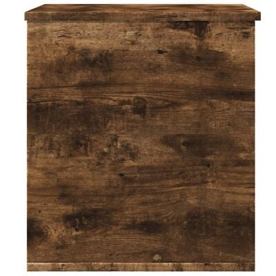 vidaXL Boîte de rangement chêne fumé 60x42x46 cm bois d'ingénierie