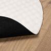 vidaXL Tapis de surface Rond Cr&egrave;me &Oslash; 200 CM