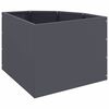 vidaXL Jardini&egrave;re d'Angle Anthracite 45 x 45 x 35 cm Acier