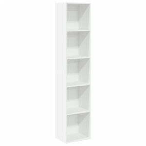 vidaXL Biblioth&egrave;que blanc 40x30x189 cm bois d'ing&eacute;nierie