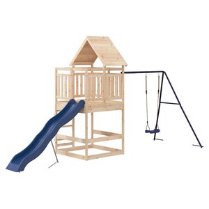 vidaXL Aire de jeux d'ext&eacute;rieur bois de pin massif
