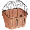 FLAMINGO Panier de transport de v&eacute;lo pour chiens Osier 45x38x47 cm