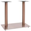 vidaXL Pied de table de bistro Laiton 70x40x72 cm Acier inoxydable