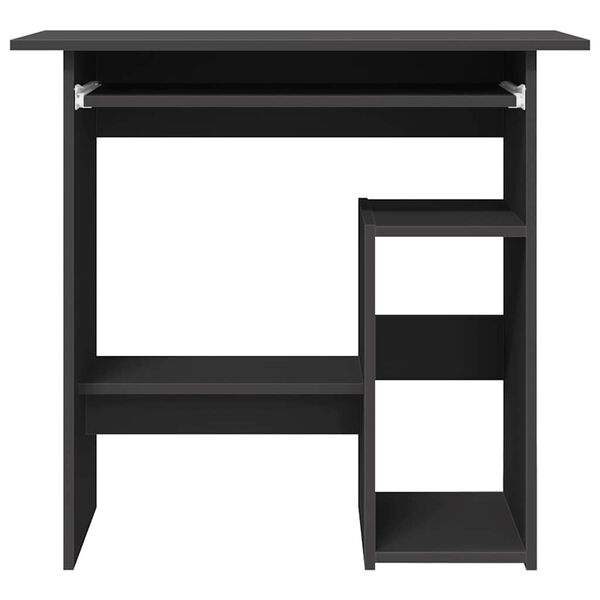 vidaXL Bureau Gris 80 x 45 x 74 cm Agglom&eacute;r&eacute;