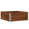 vidaXL Jardini&egrave;re marron 100x100 cm bois massif de pin