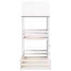 vidaXL Lit superpos&eacute; sans matelas blanc 90x190 cm bois de pin massif