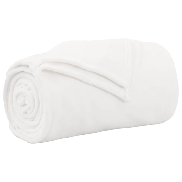 vidaXL Couvertures &agrave; jeter 6 pcs Blanc 150 x 200 cm Toison