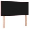 vidaXL T&ecirc;te de lit avec t&ecirc;te de lit Rose 90 cm Velours