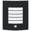 vidaXL Applique murale d'extérieur Noir 23,5 x 10,5 x 26 cm