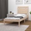 vidaXL Cadre de lit sans matelas 100x200 cm bois massif