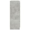 vidaXL Buffet &agrave; tiroirs gris b&eacute;ton 120x35x99 cm bois d'ing&eacute;nierie