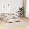 vidaXL Tapis Shaggy Anti-d&eacute;rapant Cr&egrave;me 200 x 200 cm PP