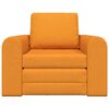 vidaXL Canap&eacute;-Lit Jaune fonc&eacute; 98 x 71 x 83 cm tissu