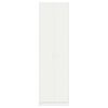 vidaXL Armoire avec &eacute;tag&egrave;re Blanc 55 x 25 x 189 cm Bois d'ing&eacute;nierie