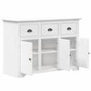 vidaXL Buffet BODO blanc 115,5x44x80 cm bois massif de pin