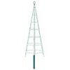 vidaXL Guirlande lumineuse de sapin de No&euml;l avec piquet et m&acirc;t 180 cm