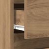 vidaXL Cabinet de chevet 2 pcs Ch&ecirc;ne artisanal 40 x 35 x 50 cm
