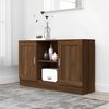 vidaXL Buffet Ch&ecirc;ne marron 120x30,5x70 cm Bois d'ing&eacute;nierie