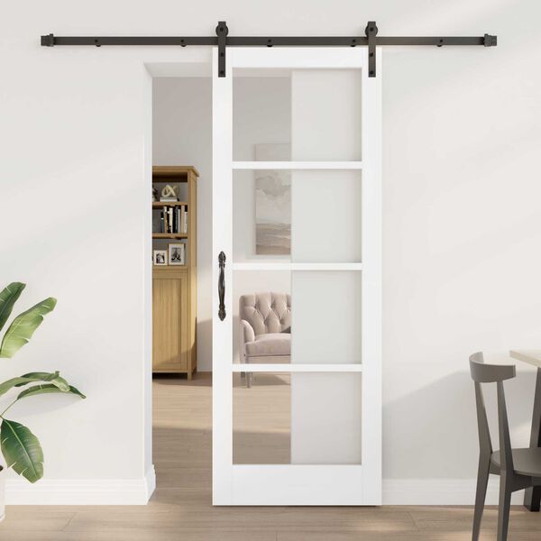 vidaXL Porte coulissante ORKDAL Blanc 78 x 211 cm